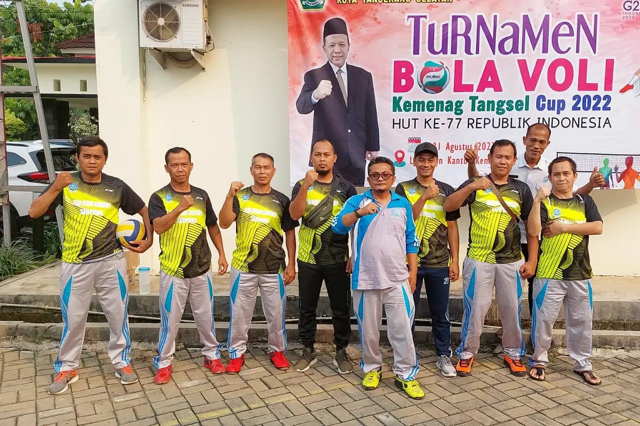 Turnamen Bola Voli Kemenag Tangsel Cup 2022 Hari Kedua Berjalan Seru